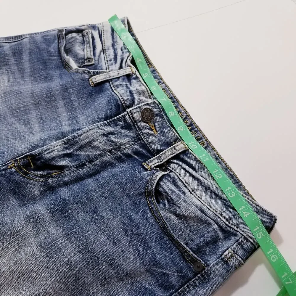 AEO American Eagle Jeans Men 30x30 FLEX 4 360 Light Wash Blue Denim